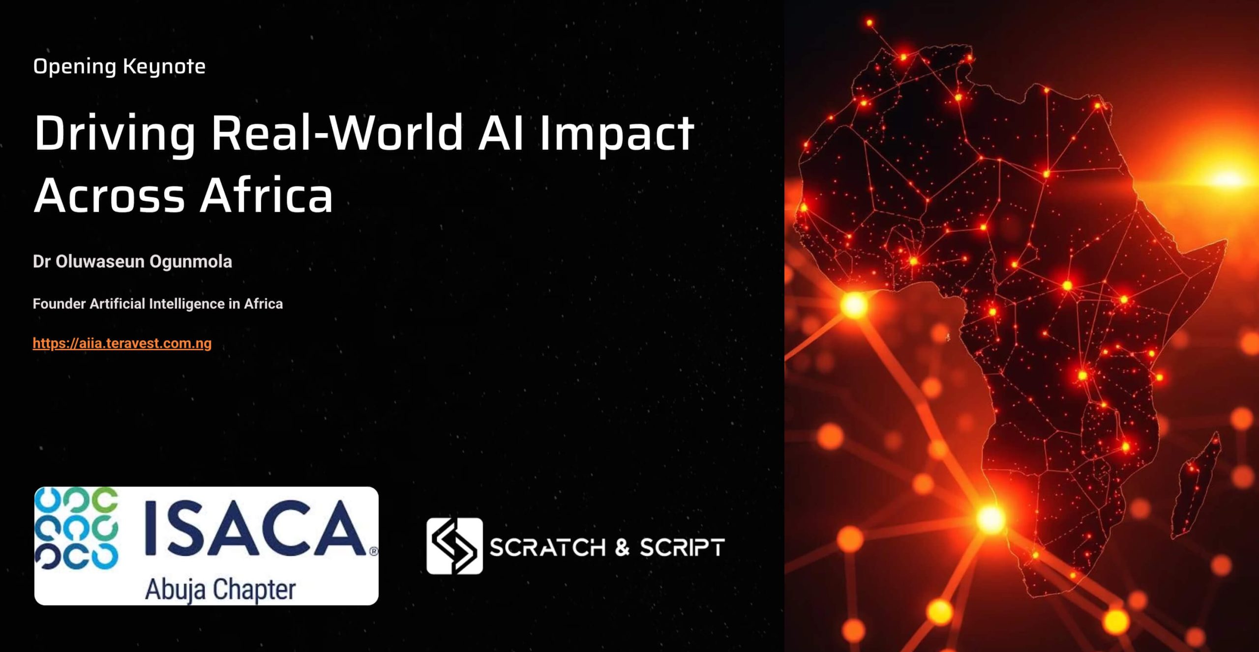 AI in Africa Founder Delivers powerful Keynote at ISACA Abuja’s 2025 AI Workshop, Sparks Cross-Border Dialogue on Real-World AI Solutions 2 AI in Africa Delivers Opening Keynote at ISACA Abuja Conference